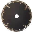 "T" rim turbo blade