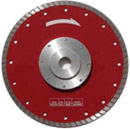 turbo blade with flange